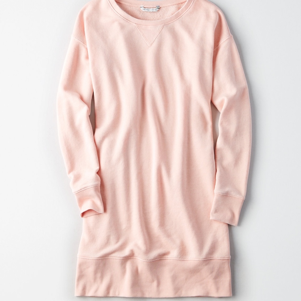 BLUSH SWEATSHIRT DRESS